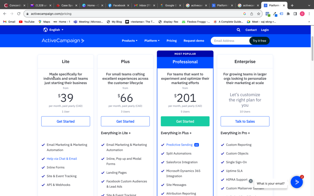 MailerLite vs ActiveCampaign - Which is the Best Email Marketing Tool 2023 ? 3 MailerLite vs ActiveCampaign: ActiveCampaign Pricing