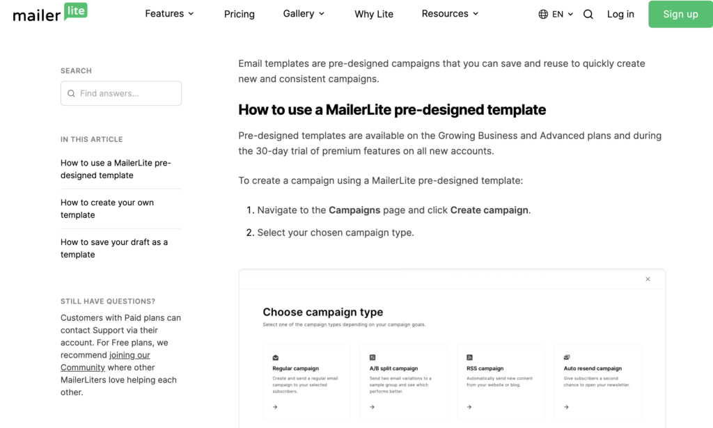 Supercharge Your Email Marketing Strategy with MailerLite: A Comprehensive Review 2023 4 MailerLite Templates